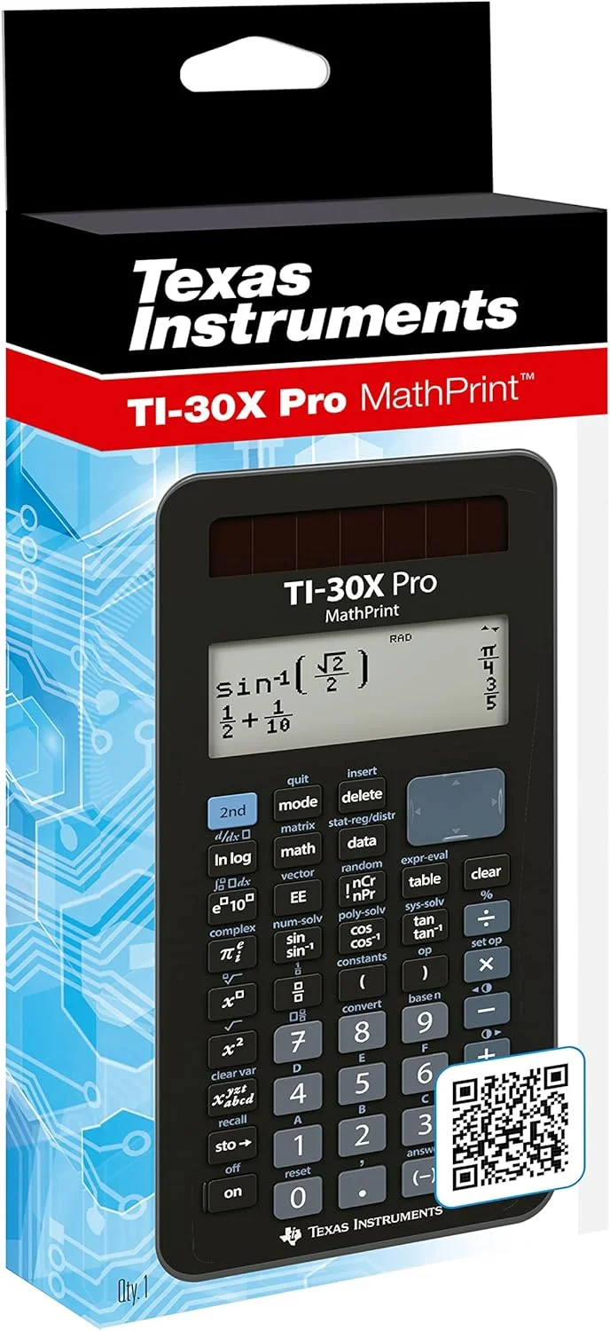 ماشین حساب علمی تگزاس اینسترومنتس مدل TI30X Pro Mathprint ماشین حساب علمی تگزاس اینسترومنتس مدل TI30X Pro Mathprint