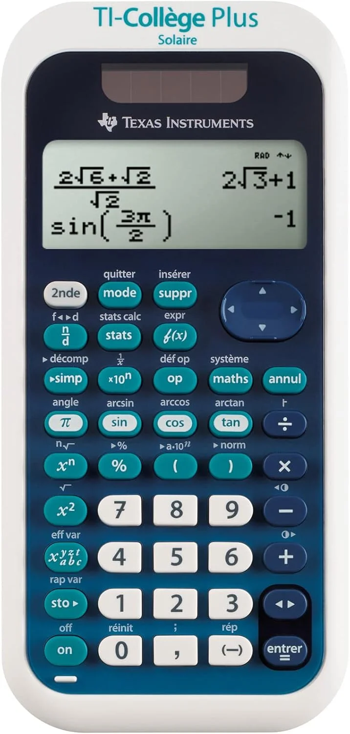 ماشین حساب TEXAS INSTRUMENTS TI-COLLEGE PLUS SOLAIRE - آبی ماشین حساب TEXAS INSTRUMENTS TI-COLLEGE PLUS SOLAIRE - آبی