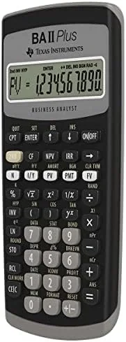 ماشین حساب مالی تگزاس اینسترومنتس BA II Plus، مشکی