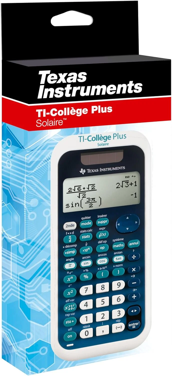 ماشین حساب TEXAS INSTRUMENTS TI-COLLEGE PLUS SOLAIRE - آبی ماشین حساب TEXAS INSTRUMENTS TI-COLLEGE PLUS SOLAIRE - آبی
