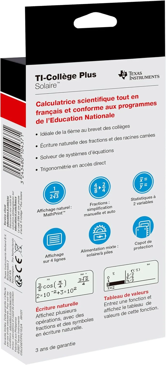 ماشین حساب TEXAS INSTRUMENTS TI-COLLEGE PLUS SOLAIRE - آبی ماشین حساب TEXAS INSTRUMENTS TI-COLLEGE PLUS SOLAIRE - آبی