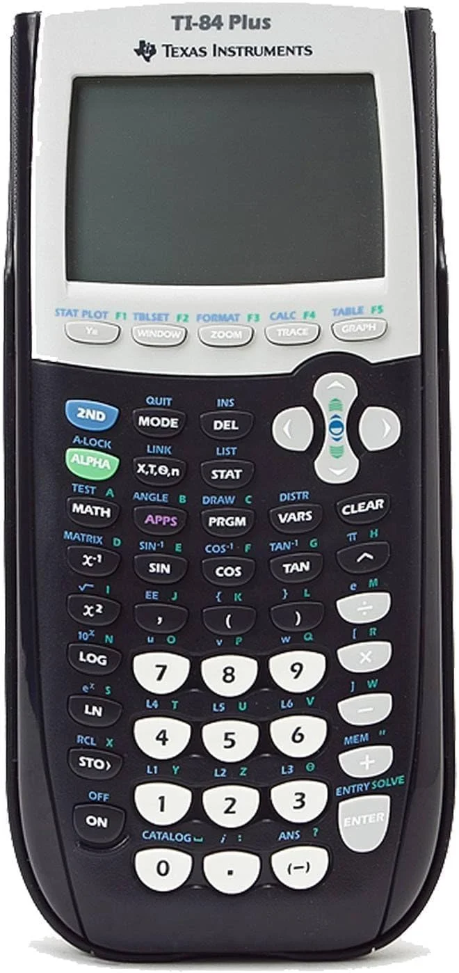 ماشین حساب گرافیکی TEXAS INSTRUMENTS Ti-84 plus - مشکی