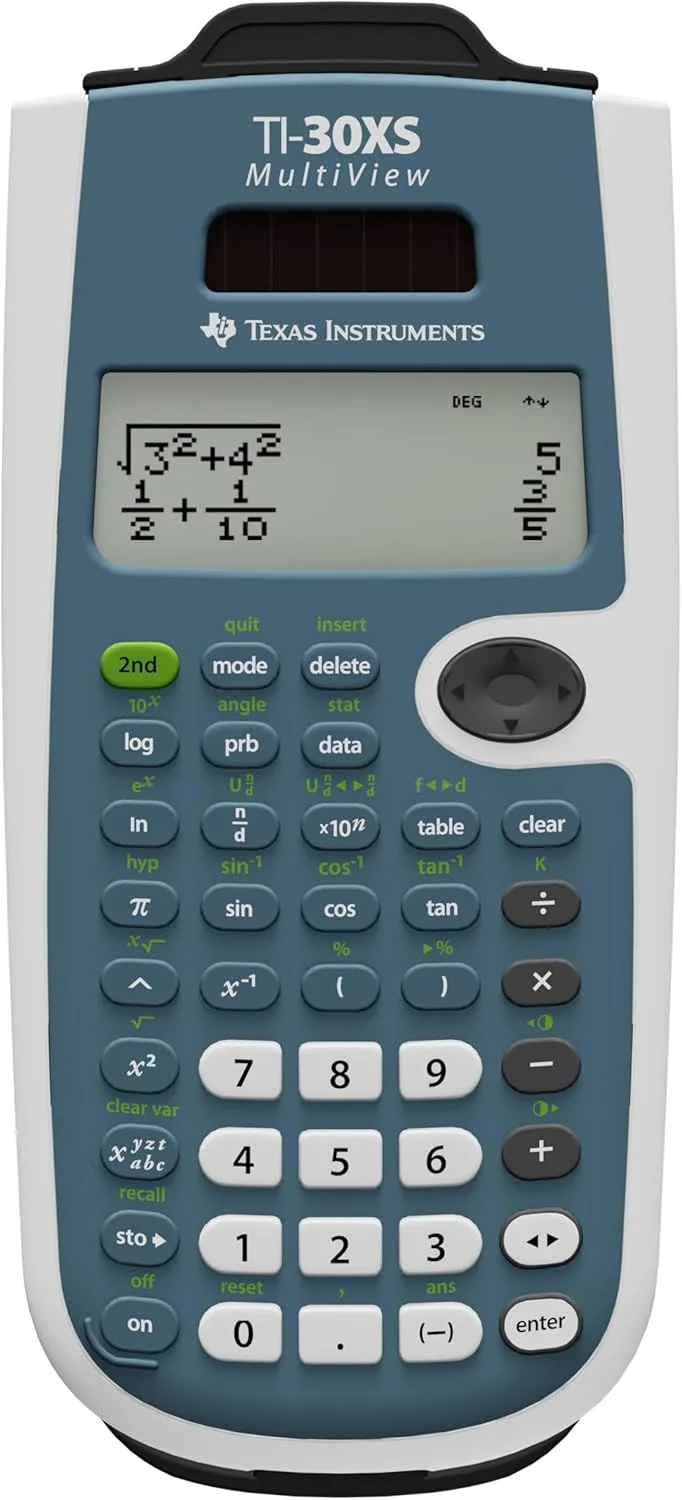 ماشین حساب علمی تگزاس اینسترومنتس TI-30XS MultiView ماشین حساب علمی تگزاس اینسترومنتس TI-30XS MultiView