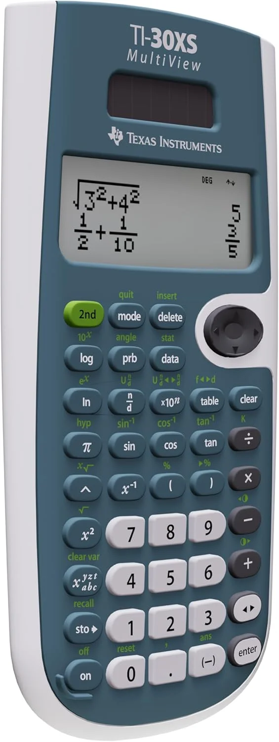 ماشین حساب علمی تگزاس اینسترومنتس TI-30XS MultiView ماشین حساب علمی تگزاس اینسترومنتس TI-30XS MultiView