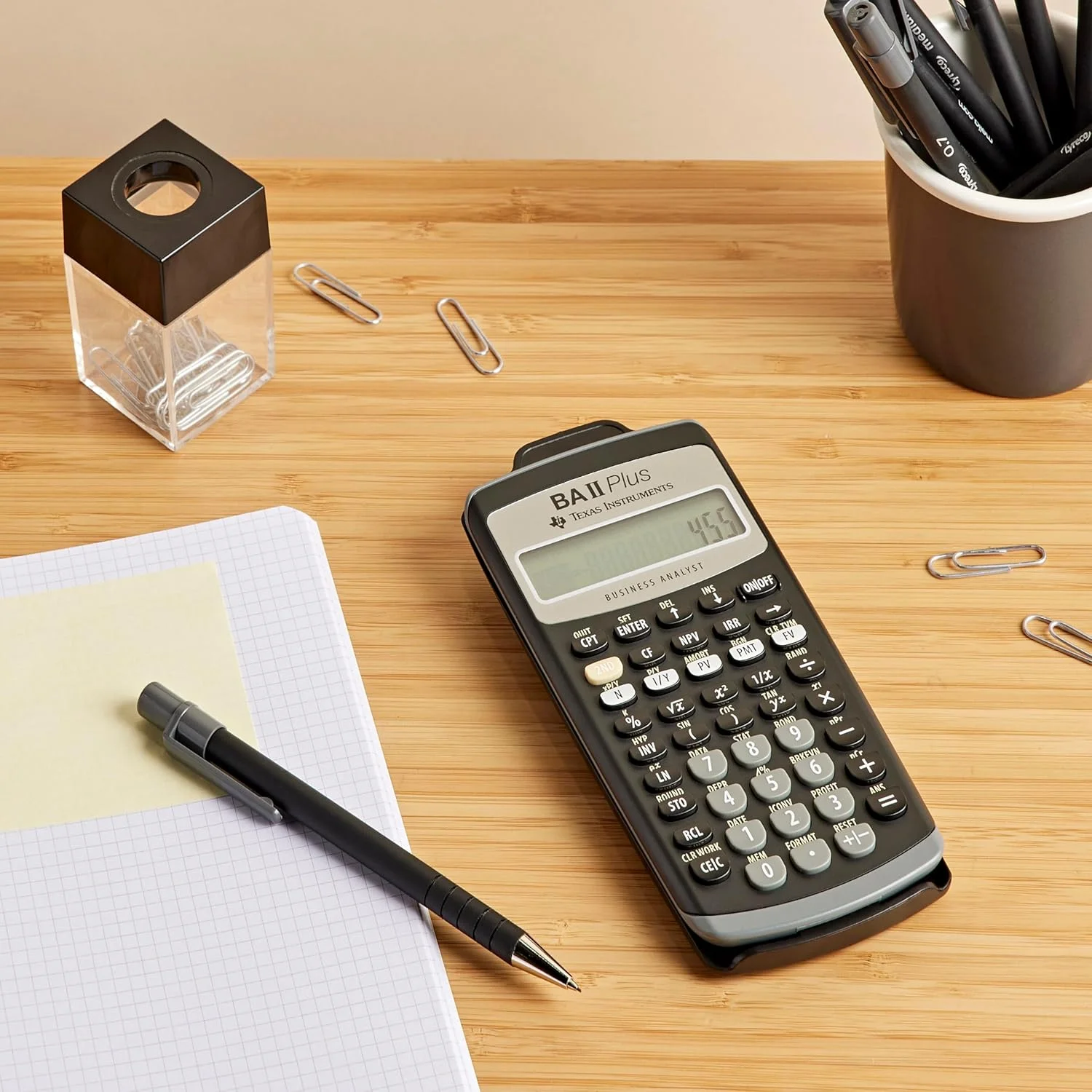 ماشین حساب مالی TEXAS INSTRUMENTS مدل TI-BA II Plus VE=1