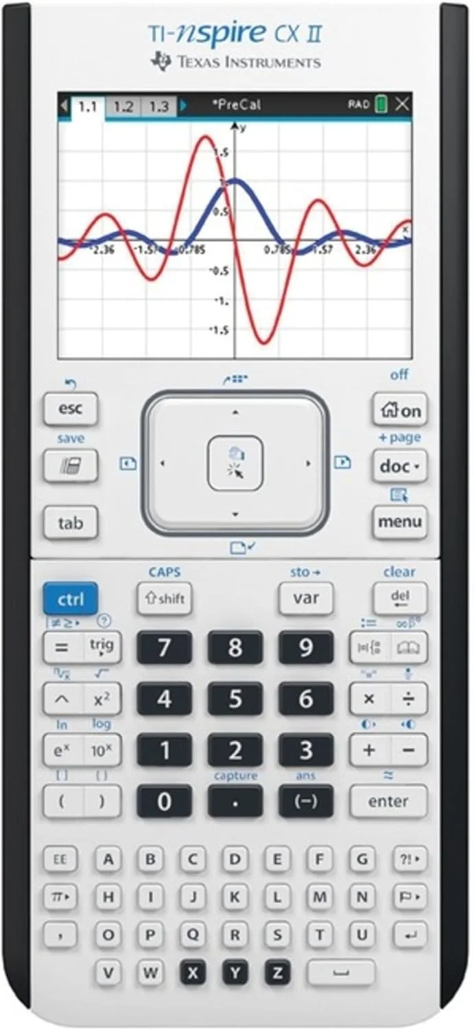 ماشین حساب گرافیکی تگزاس اینسترومنتس مدل TI-Nspire CX II