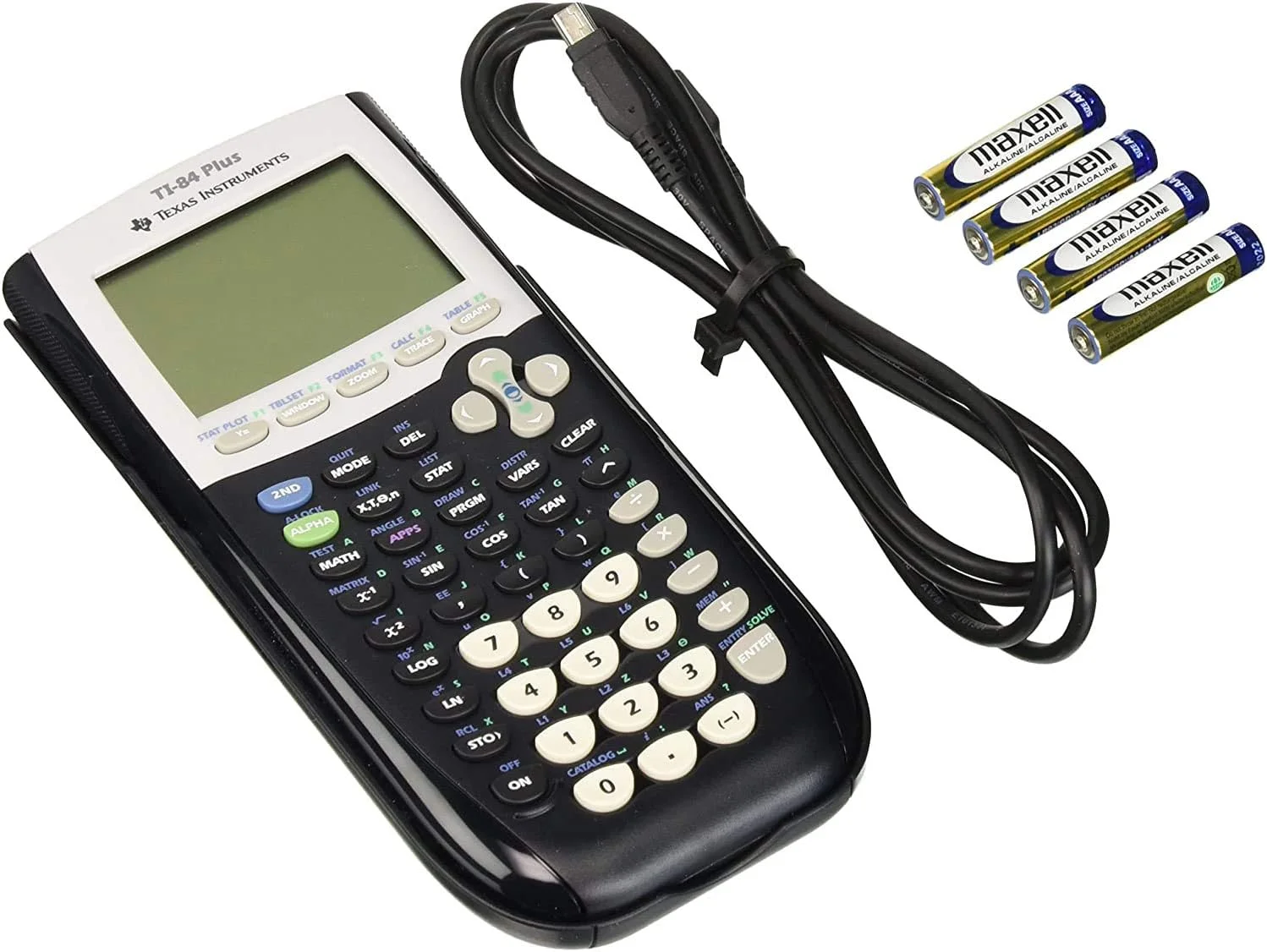 ماشین حساب گرافیکی تگزاس اینسترومنتس TI-84 Plus، مشکی