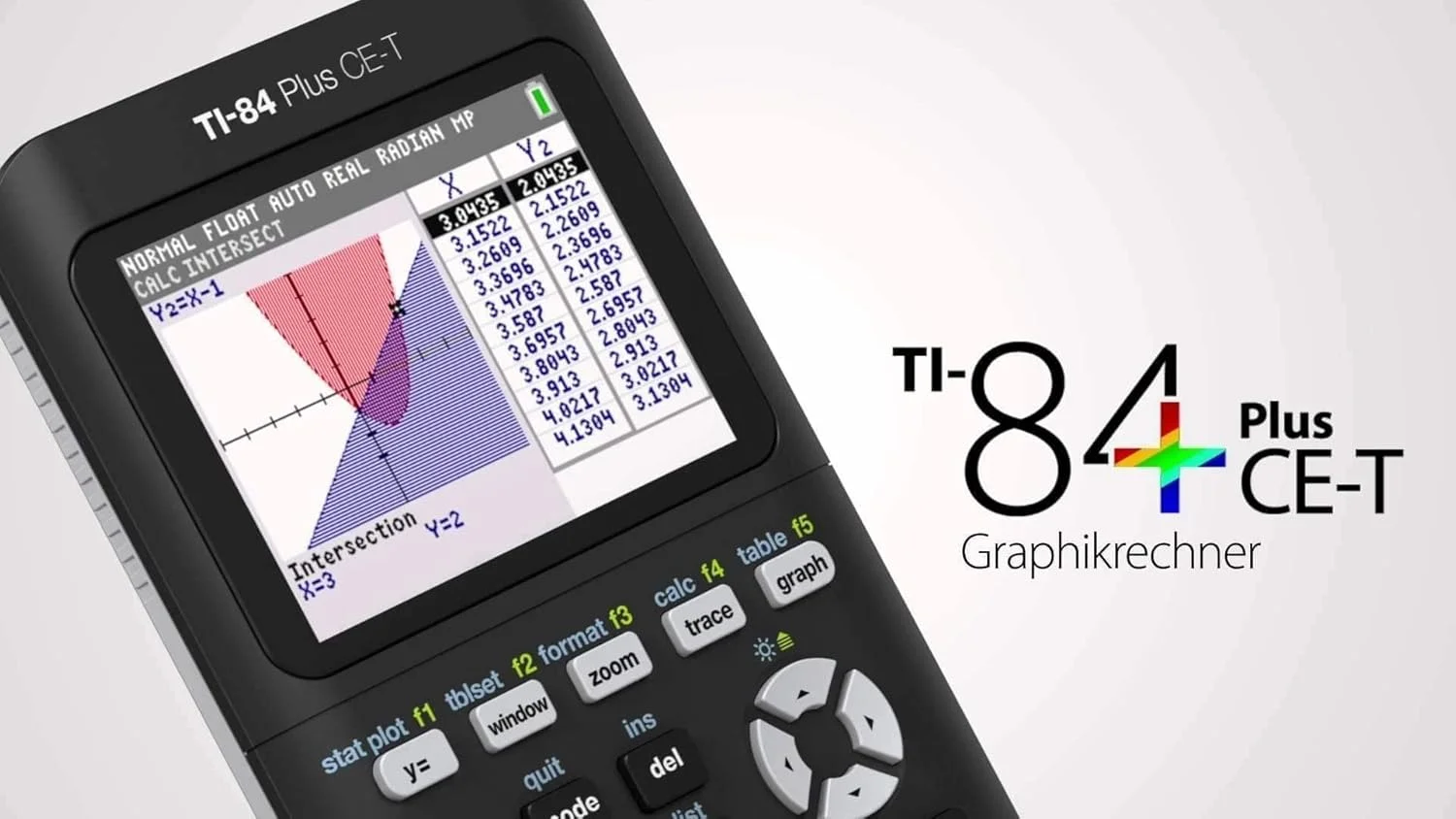 ماشین حساب گرافیکی TEXAS INSTRUMENTS TI-84 Plus CE-T، 14 رقمی، 10 خطی 16 بیتی (320 X 240 پیکسل)، سیاه/سفید ماشین حساب گرافیکی TEXAS INSTRUMENTS TI-84 Plus CE-T، 14 رقمی، 10 خطی 16 بیتی (320 X 240 پیکسل)، سیاه/سفید