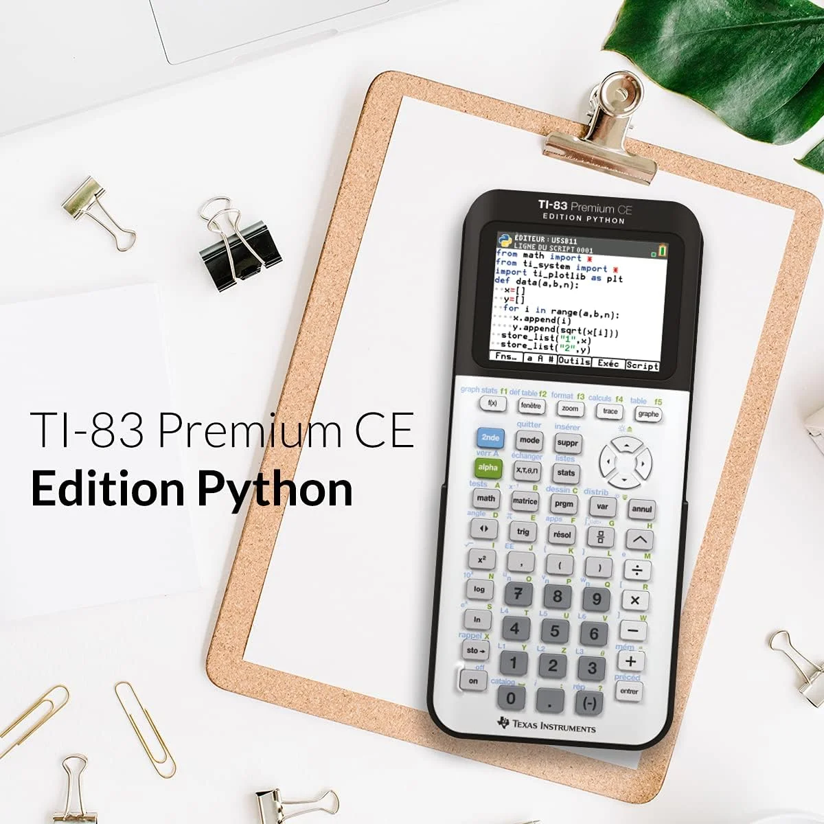 ماشین حساب گرافیکی TI-83 Premium CE سازگار با TEXAS INSTRUMENTS ماشین حساب گرافیکی TI-83 Premium CE سازگار با TEXAS INSTRUMENTS