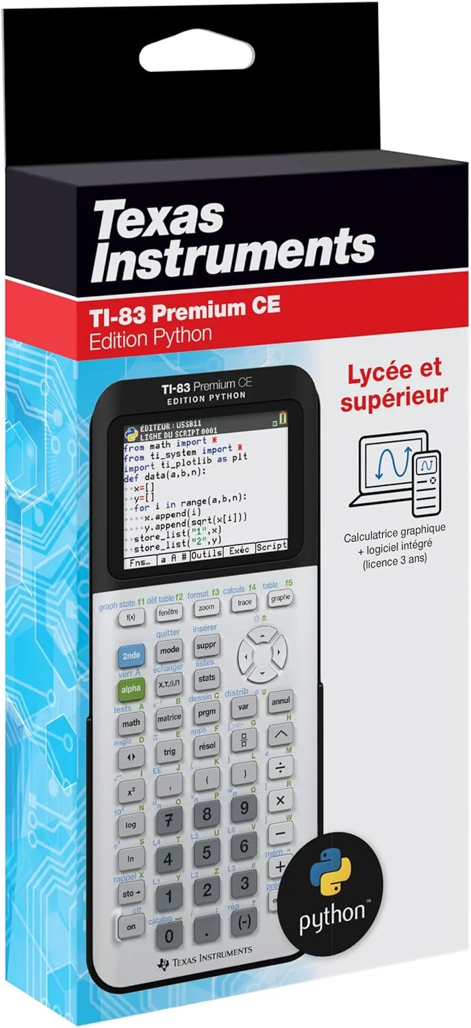 ماشین حساب گرافیکی TI-83 Premium CE سازگار با TEXAS INSTRUMENTS ماشین حساب گرافیکی TI-83 Premium CE سازگار با TEXAS INSTRUMENTS