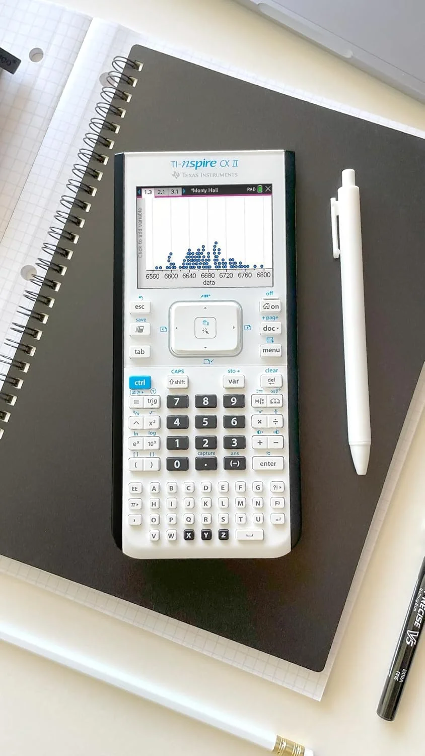 ماشین حساب گرافیکی رنگی تگزاس اینسترومنتس مدل TI-Nspire CX II به همراه نرم افزار دانش آموزی (PC/Mac) ماشین حساب گرافیکی رنگی تگزاس اینسترومنتس مدل TI-Nspire CX II به همراه نرم افزار دانش آموزی (PC/Mac)