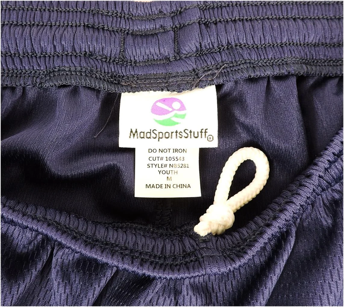 MadSportsStuff (کوچک، مشکی) - شورت ورزشی پسرانه جوانان برای بسکتبال فوتبال و فوتبال MadSportsStuff (کوچک، مشکی) - شورت ورزشی پسرانه جوانان برای بسکتبال فوتبال و فوتبال