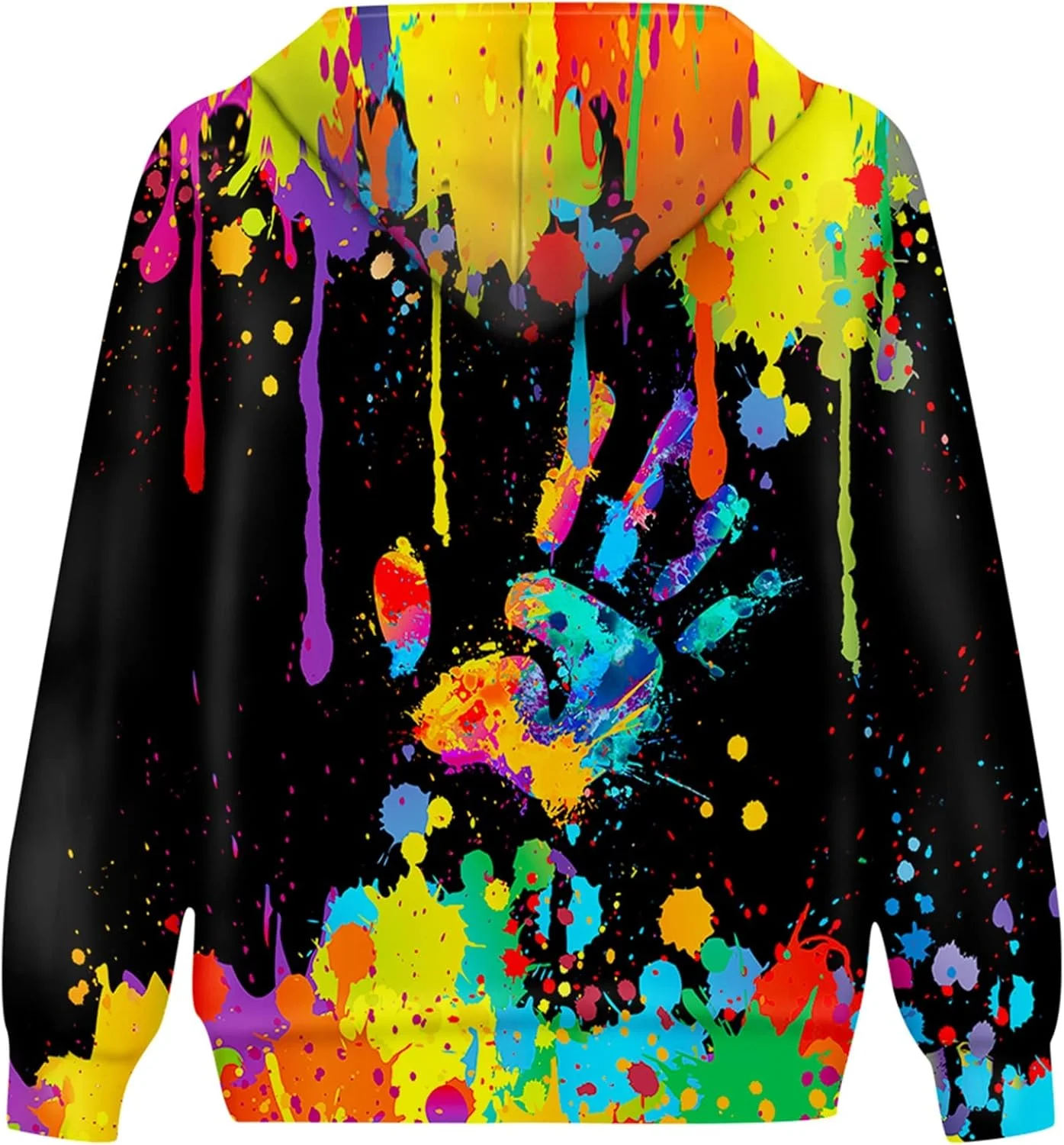 هودی های بچه گانه چاپی دیجیتال سه بعدی Linnhoy برای پسران و دختران، سویشرت سایز 6-15 سال