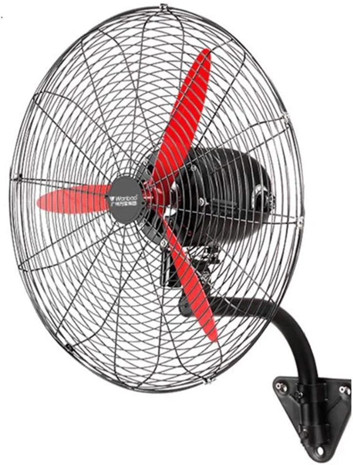 فن دیواری صنعتی بزرگ Hurricane / فن بوق گاوی پرقدرت / دستگاه خنک کننده هوای کارخانه کارگاهی / با عملکرد نوسانی (20 اینچ / 25 اینچ / 28 اینچ)