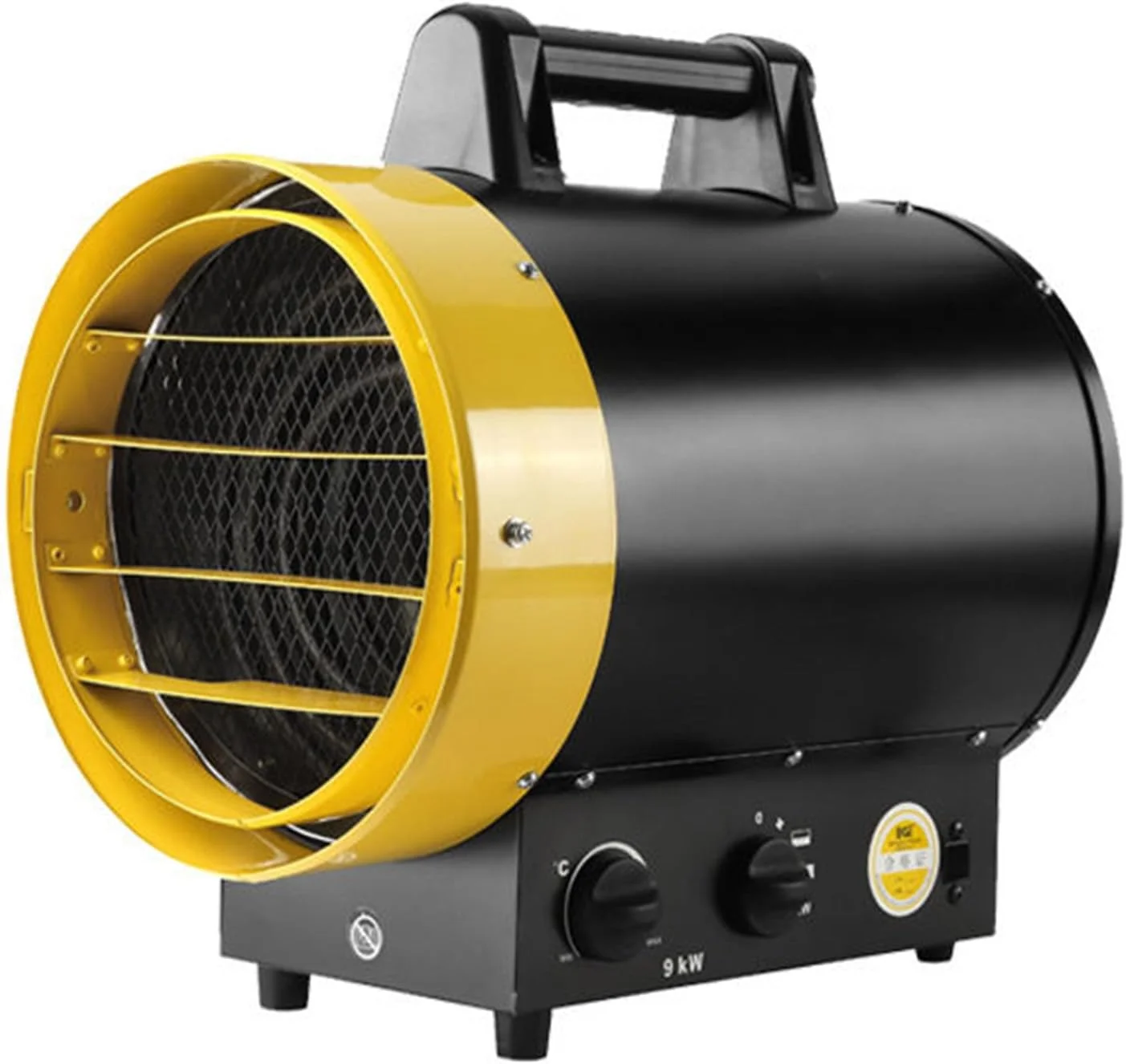 بخاری برقی صنعتی خانگی DPKKJFB با توان 3KW 5KW 9KW، بخاری فن دار برقی قابل حمل، گرمایش سریع، دمای ثابت، بخاری فضایی، 3 کیلو وات