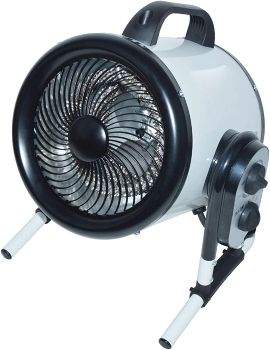 هیتر گرمایشی برقی تجاری WWART 3000W، بخاری برقی پرقدرت، فن های هوای گرم صنعتی خانگی