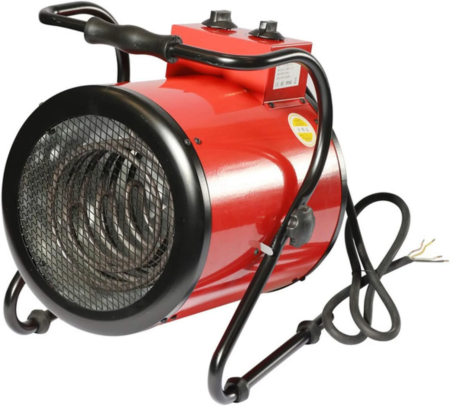 هیتر صنعتی قابل حمل SSCYHT 5000w با توان بالا، بخاری برقی فن دار 380 ولت مناسب برای مزارع، گاراژ، کارخانه، زیرزمین و استفاده در فضای باز