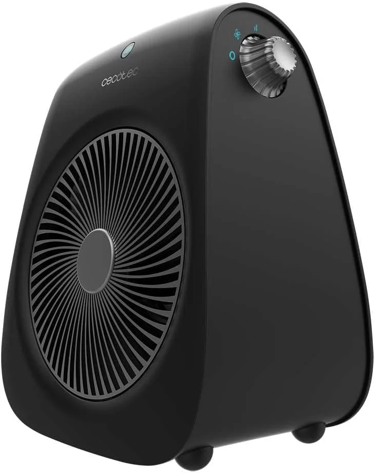 بخاری فن دار Cecotec ReadyWarm 2000 Max Force Black Booster. 2000 وات، 2 سطح قدرت، 3 حالت عملکرد (سرد/گرم/بسیار گرم)، سبک وزن، دستی، بی صدا، ایمنی در برابر گرمای بیش از حد