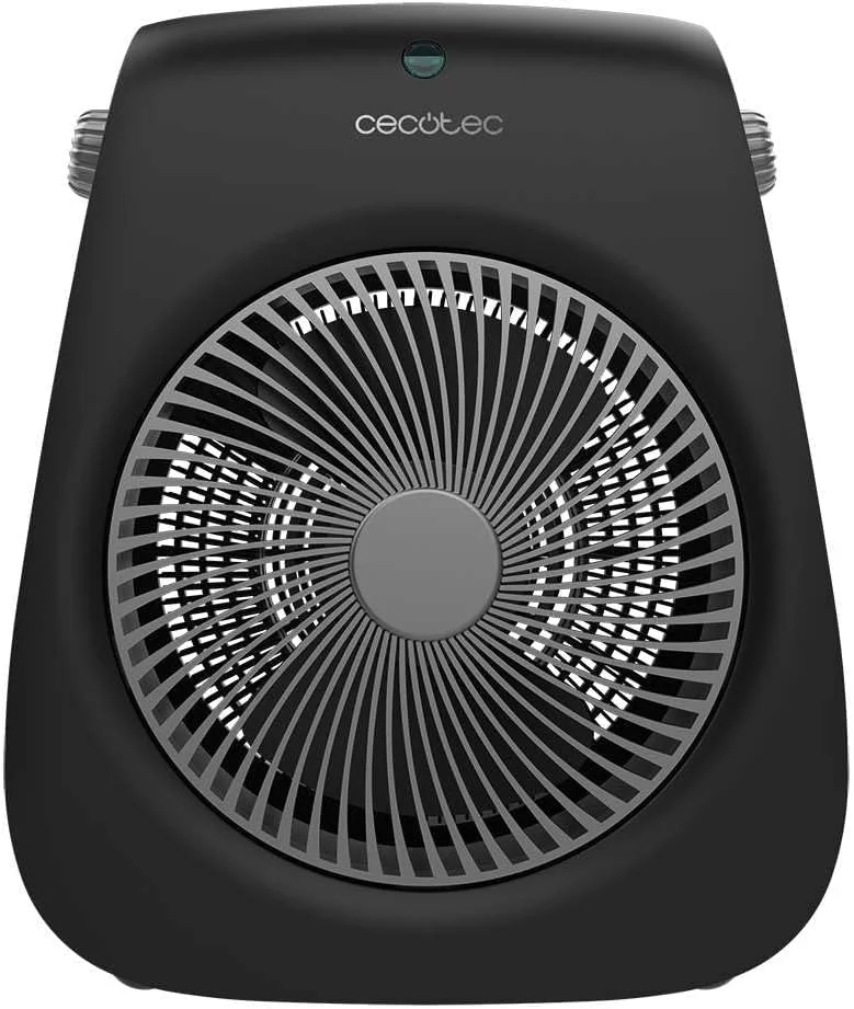 بخاری فن دار Cecotec ReadyWarm 2000 Max Force Black Booster. 2000 وات، 2 سطح قدرت، 3 حالت عملکرد (سرد/گرم/بسیار گرم)، سبک وزن، دستی، بی صدا، ایمنی در برابر گرمای بیش از حد