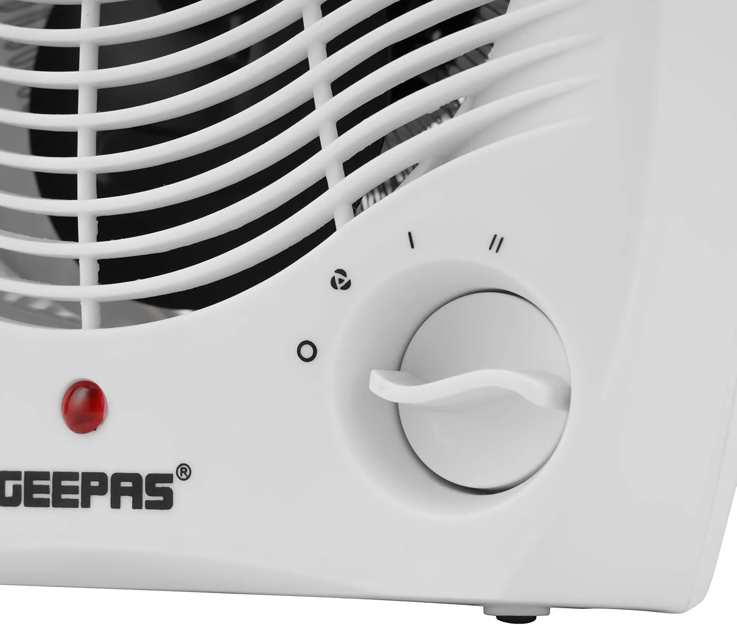 بخاری فن دار Geepas، 2 حالت گرمایش، GFH9518N | ترموستات قابل تنظیم | محافظت در برابر گرمای بیش از حد | 2 سال گارانتی سازنده