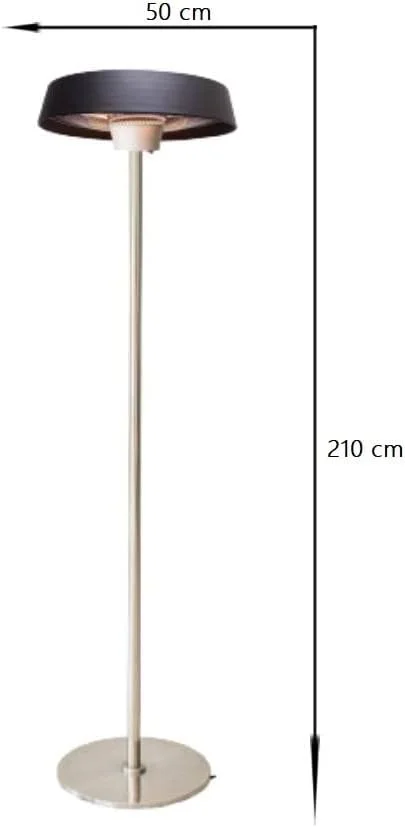 هیتر مادون قرمز فضای داخلی و خارجی Crownline HT-270، نوع المنت: لامپ هالوژن، محدوده گرمایش 2-3 متر مربع، 1000W-2000W، 220-240V، 50/60Hz، خاکستری "حداقل 1 سال گارانتی تولید کننده" هیتر مادون قرمز فضای داخلی و خارجی Crownline HT-270، نوع المنت: لامپ هالوژن، محدوده گرمایش 2-3 متر مربع، 1000W-2000W، 220-240V، 50/60Hz، خاکستری "حداقل 1 سال گارانتی تولید کننده"