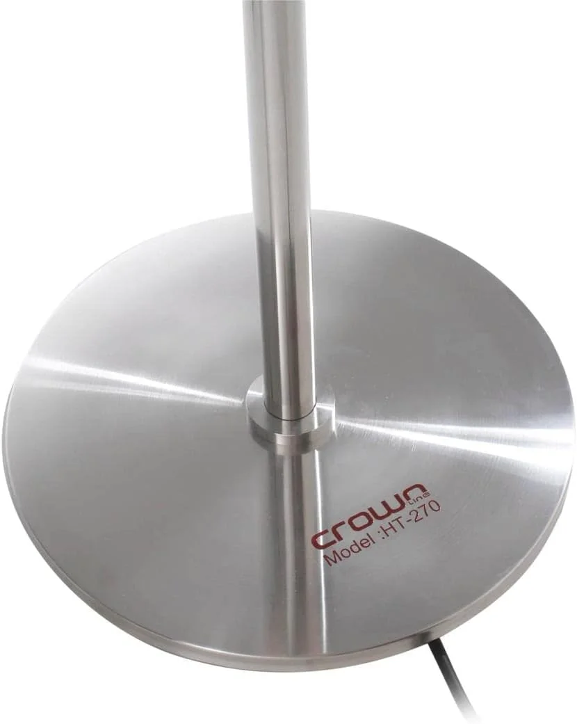 هیتر مادون قرمز فضای داخلی و خارجی Crownline HT-270، نوع المنت: لامپ هالوژن، محدوده گرمایش 2-3 متر مربع، 1000W-2000W، 220-240V، 50/60Hz، خاکستری "حداقل 1 سال گارانتی تولید کننده" هیتر مادون قرمز فضای داخلی و خارجی Crownline HT-270، نوع المنت: لامپ هالوژن، محدوده گرمایش 2-3 متر مربع، 1000W-2000W، 220-240V، 50/60Hz، خاکستری "حداقل 1 سال گارانتی تولید کننده"