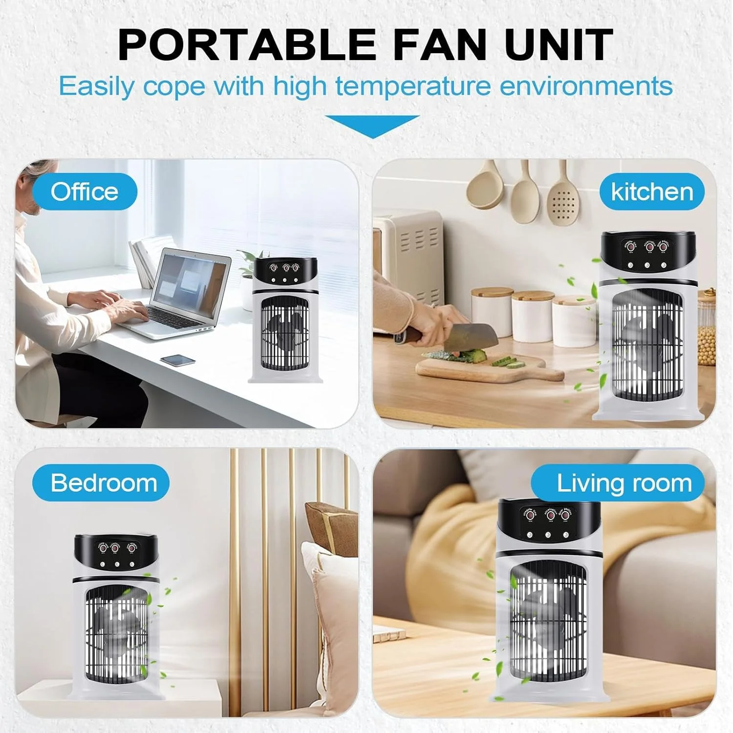 کولر هوای قابل حمل | فن خنک کننده و مرطوب کننده کوچک، دستگاه خنک کننده قابل حمل با نور LED و 3 سرعت باد برای اتاق کودکان، آپارتمان، دفتر، کمپینگ، مطالعه کولر هوای قابل حمل | فن خنک کننده و مرطوب کننده کوچک، دستگاه خنک کننده قابل حمل با نور LED و 3 سرعت باد برای اتاق کودکان، آپارتمان، دفتر، کمپینگ، مطالعه