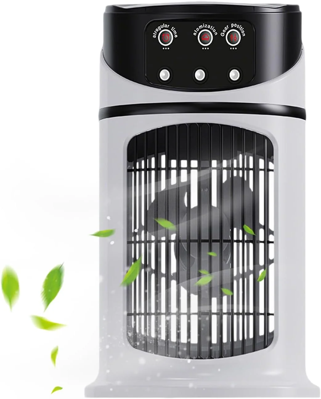 کولر هوای قابل حمل - فن مرطوب کننده با نور - دستگاه خنک کننده 3 سرعت باد با نور LED برای خوابگاه ها، اتاق خواب، دفتر، اتاق کودکان، کمپینگ در فضای باز، مطالعه، آپارتمان کولر هوای قابل حمل - فن مرطوب کننده با نور - دستگاه خنک کننده 3 سرعت باد با نور LED برای خوابگاه ها، اتاق خواب، دفتر، اتاق کودکان، کمپینگ در فضای باز، مطالعه، آپارتمان