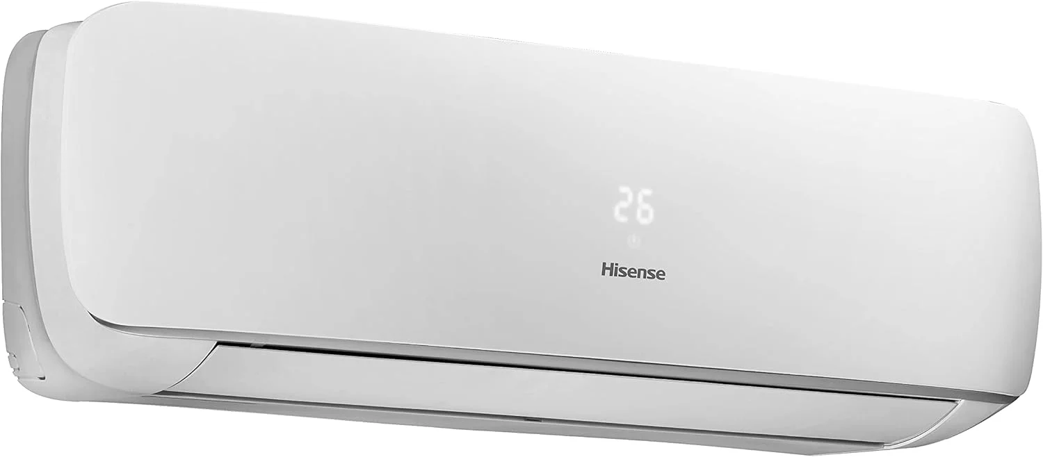 کولر گازی اسپلیت هایسنس 1 تن کمپرسور روتاری 12000 BTU سری R410، خنک کننده T3 رنگ سفید مدل - AS-12HR4SYRCA01 - 1 سال گارانتی کامل و 5 سال گارانتی کمپرسور