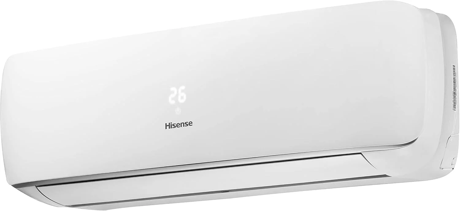 کولر گازی اسپلیت هایسنس 1 تن کمپرسور روتاری 12000 BTU سری R410، خنک کننده T3 رنگ سفید مدل - AS-12HR4SYRCA01 - 1 سال گارانتی کامل و 5 سال گارانتی کمپرسور