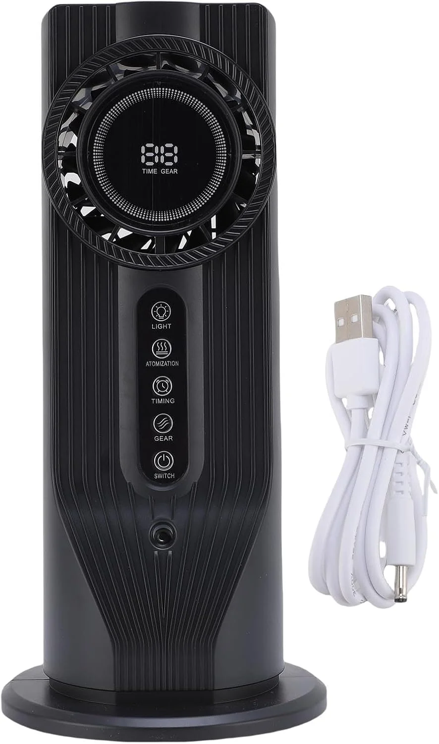 کولر هوای USB Fabater - مرطوب کننده تهویه مطبوع 6 سرعته فن خنک کننده رومیزی برای خانه - خاکستری کولر هوای USB Fabater - مرطوب کننده تهویه مطبوع 6 سرعته فن خنک کننده رومیزی برای خانه - خاکستری