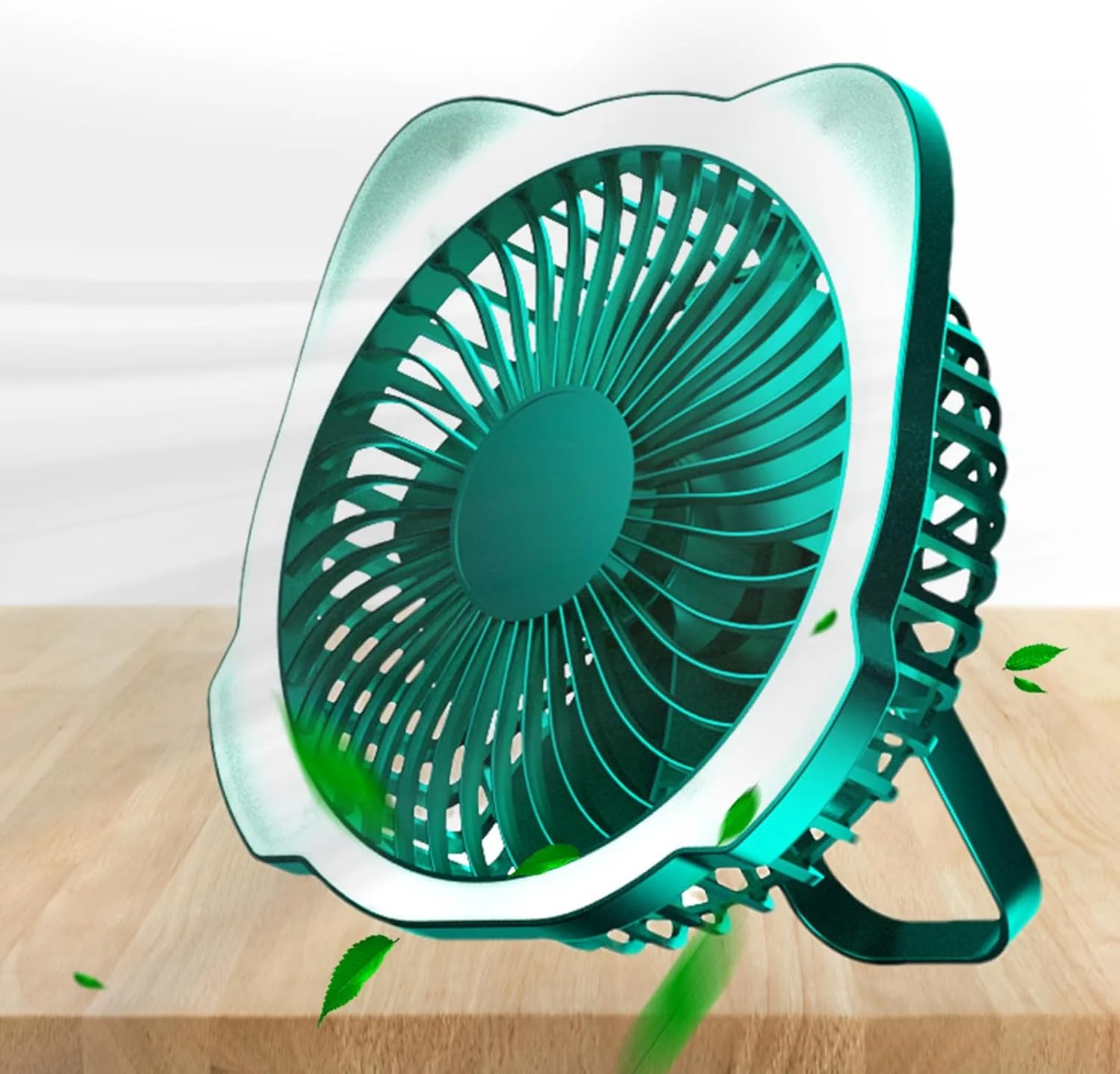 پنکه شارژی 6 اینچی برای چادر مسافرتی - چراغ خنک کننده Ventilador با 5 سرعت برای اتاق خواب و نشیمن