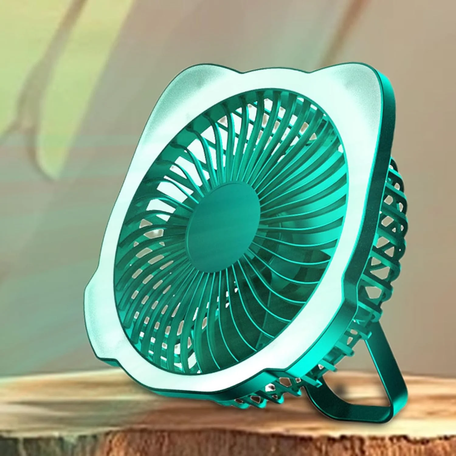 پنکه شارژی 6 اینچی برای چادر مسافرتی - چراغ خنک کننده Ventilador با 5 سرعت برای اتاق خواب و نشیمن