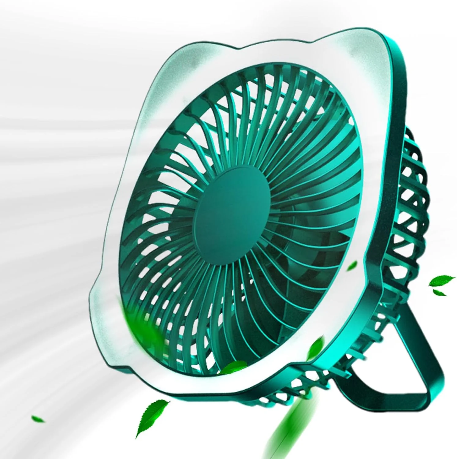 پنکه شارژی 6 اینچی برای چادر مسافرتی - چراغ خنک کننده Ventilador با 5 سرعت برای اتاق خواب و نشیمن