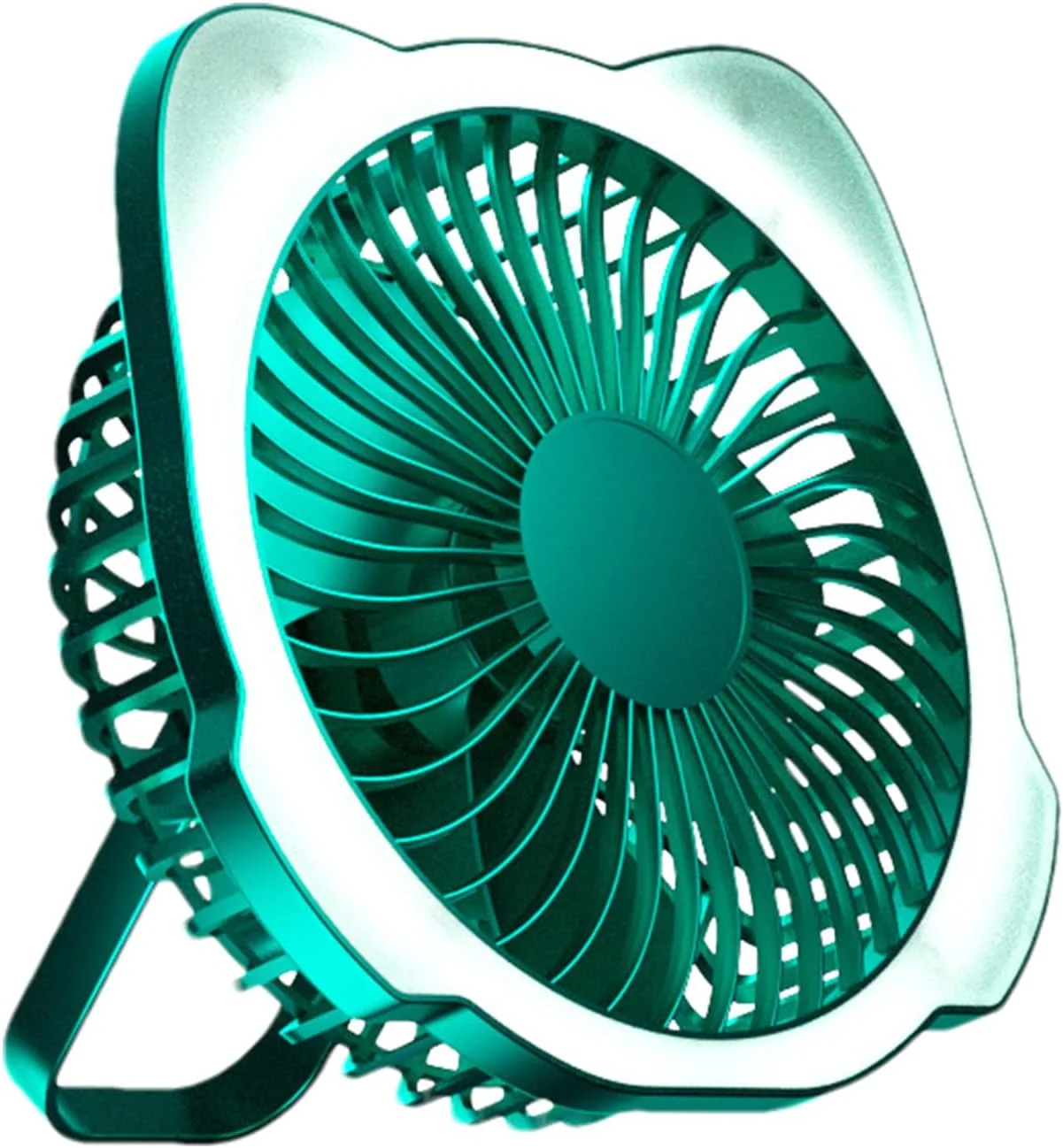 پنکه شارژی 6 اینچی برای چادر مسافرتی - چراغ خنک کننده Ventilador با 5 سرعت برای اتاق خواب و نشیمن