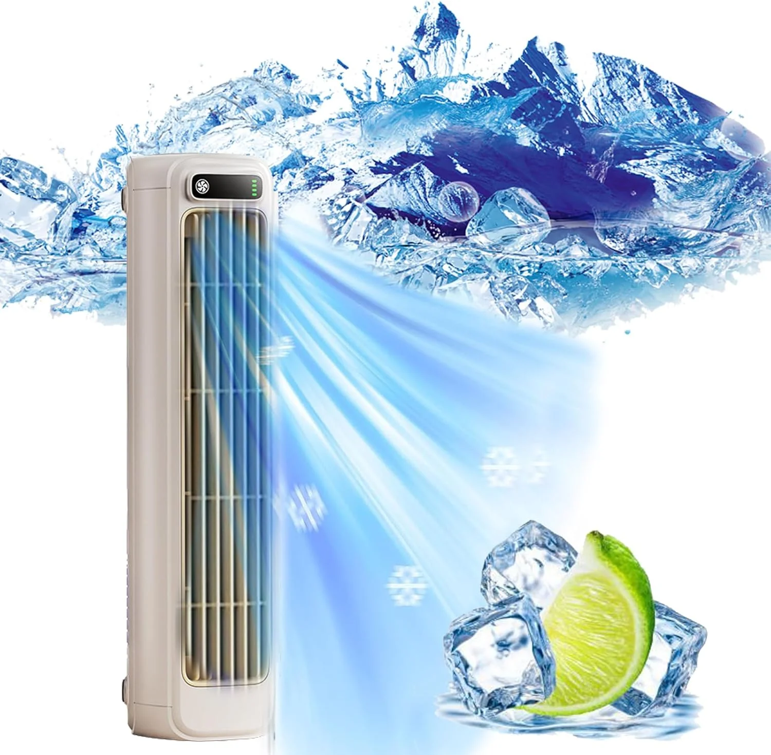 Festberg Cooling Ace، کولر گازی Festberg، کولر گازی Festberg Cooling Ace، Yodaer Cooling Ace، Outfany Cooling Ace، فن خنک کننده کولر گازی قابل حمل با 3 سرعت (بژ)