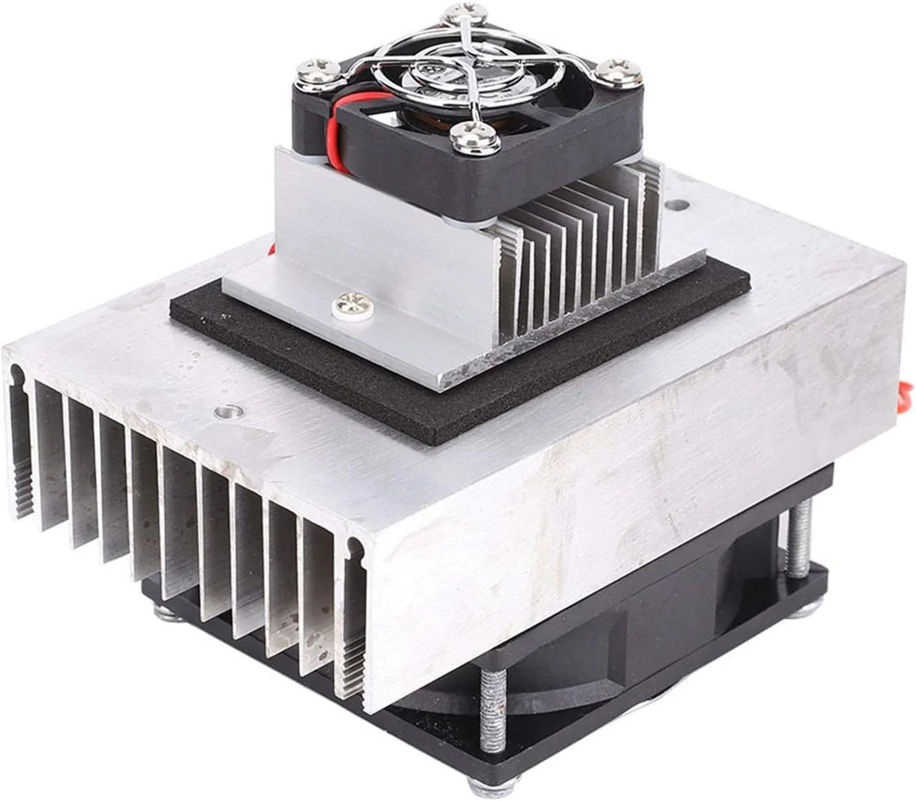 کیت سیستم خنک کننده ترموالکتریک Peltier DC12V 120x100x80mm خنک کننده نیمه هادی برای هیت سینک کامپیوتر، تخت حیوانات خانگی، تبرید فضای کوچک، یخچال کوچک DIY مناسب برای TEC1-12706