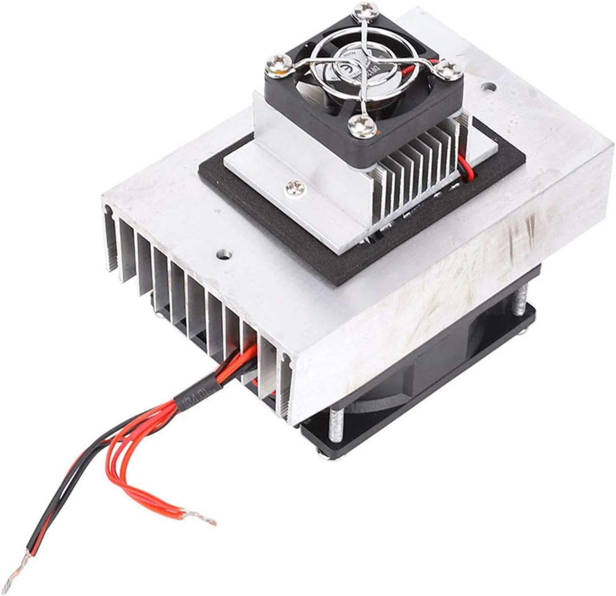 کیت سیستم خنک کننده ترموالکتریک Peltier DC12V 120x100x80mm خنک کننده نیمه هادی برای هیت سینک کامپیوتر، تخت حیوانات خانگی، تبرید فضای کوچک، یخچال کوچک DIY مناسب برای TEC1-12706