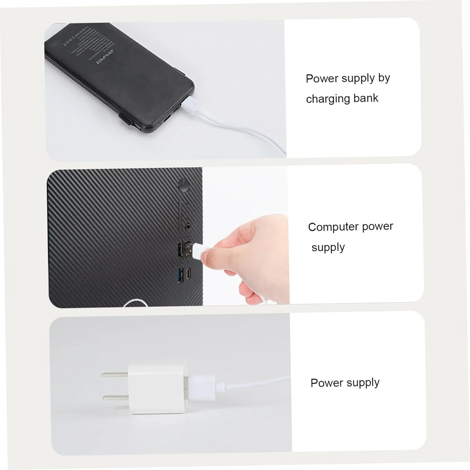 کولر گازی قابل حمل، پنکه قابل حمل، قابل شارژ USB، 3 سرعته، کولر آبی (زرد)
