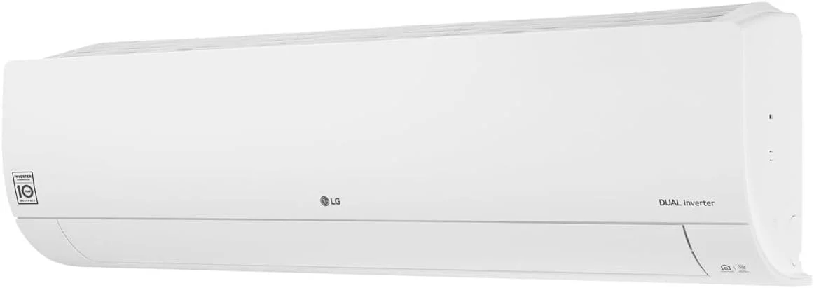 کولر گازی اسپلیت اینورتر ال جی Dualcool با ظرفیت 36000 BTU و 3 تن، دارای Wi-Fi، سفید