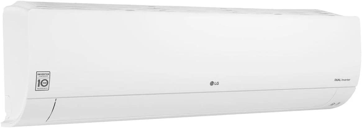 کولر گازی اسپلیت اینورتر ال جی Dualcool با ظرفیت 36000 BTU و 3 تن، دارای Wi-Fi، سفید