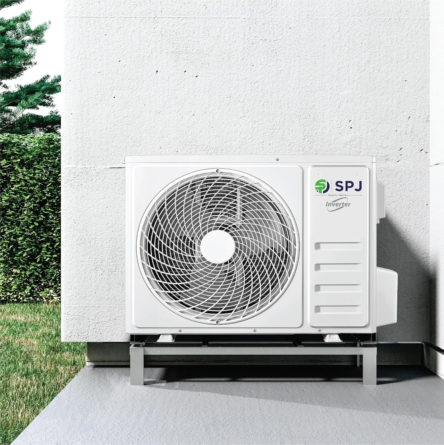 کولر گازی اسپلیت 1.5 تن SPJ، کولر اینورتر 18000 BTU، کویل 100% مس، کمپرسور اینورتر DC T3، مبرد سازگار با محیط زیست، حالت خواب، ایمنی پیشرفته، صرفه جویی در انرژی، سفید، 1 سال گارانتی