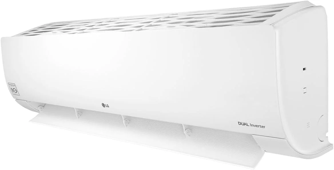 کولر گازی اسپلیت اینورتر ال جی Dualcool با ظرفیت 36000 BTU و 3 تن، دارای Wi-Fi، سفید