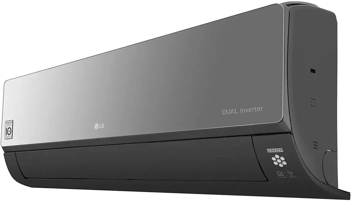 کولر گازی اینورتر ال جی آرت کول 18000 BTU با ظرفیت 1.5 تن، دارای Wi-Fi و طراحی آینه ای مشکی کولر گازی اینورتر ال جی آرت کول 18000 BTU با ظرفیت 1.5 تن، دارای Wi-Fi و طراحی آینه ای مشکی