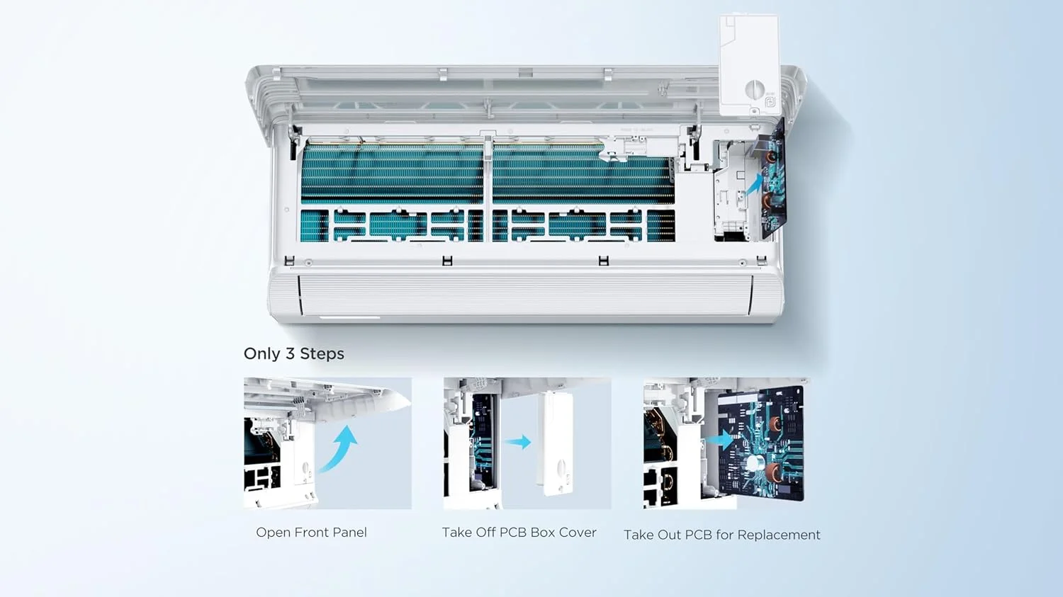 کولر گازی اسپلیت 2 تن TCL با کمپرسور اینورتر 24000 BTU، تروپیکال T3، گاز R410A، سرمایش توربو، راندمان بالا، TAC-24CSA-TPH11I - مدل جدید