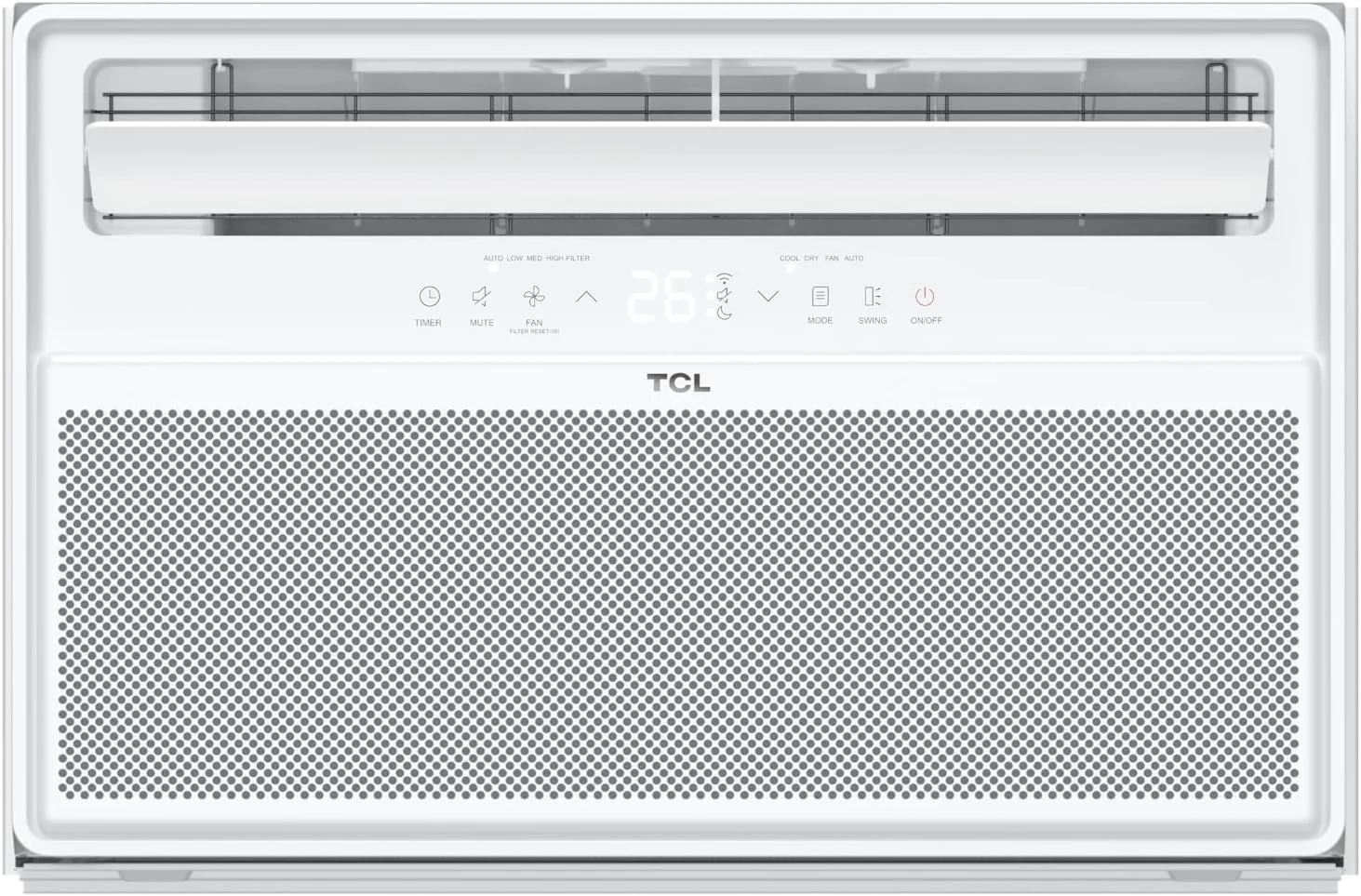 کولر گازی پنجره ای 1.5 تن TCL با کمپرسور اینورتر 18000 BTU، T3 Tropical، گاز R410A، سرمایش توربو، راندمان بالا، TAC-18CWAU-UJETI- مدل جدید