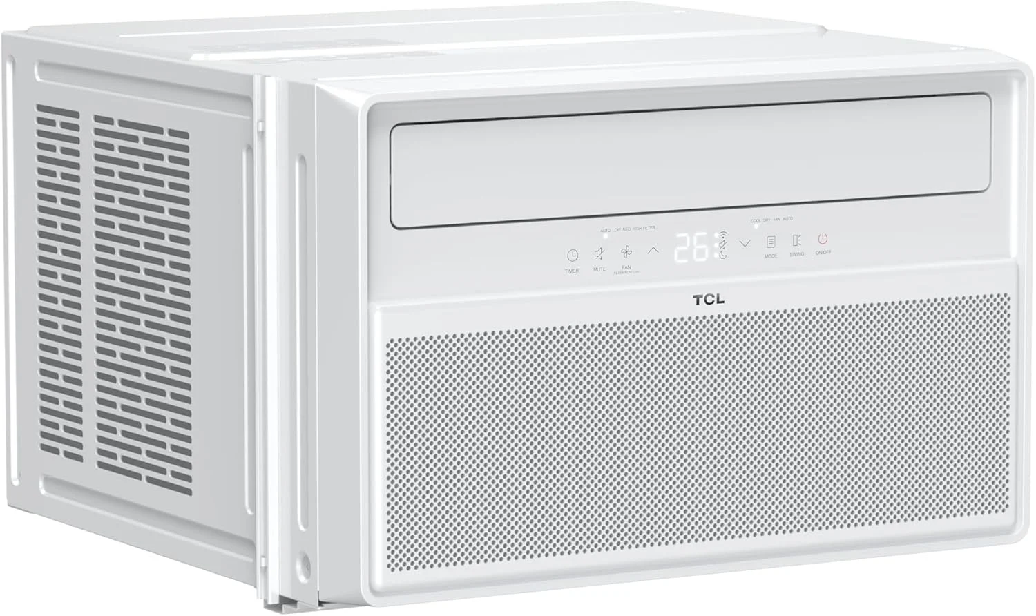 کولر گازی پنجره ای 1.5 تن TCL با کمپرسور اینورتر 18000 BTU، T3 Tropical، گاز R410A، سرمایش توربو، راندمان بالا، TAC-18CWAU-UJETI- مدل جدید