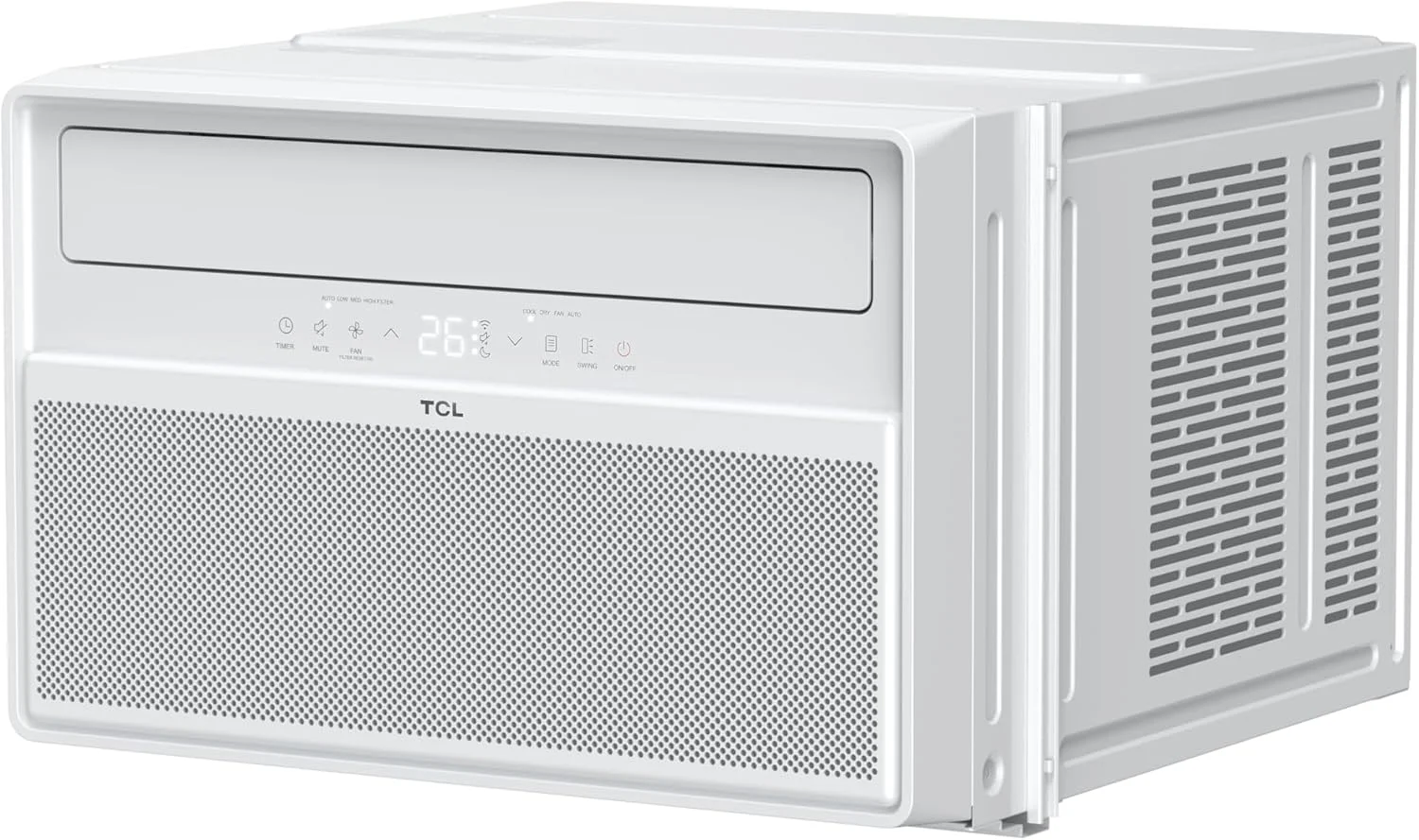 کولر گازی پنجره ای 1.5 تن TCL با کمپرسور اینورتر 18000 BTU، T3 Tropical، گاز R410A، سرمایش توربو، راندمان بالا، TAC-18CWAU-UJETI- مدل جدید