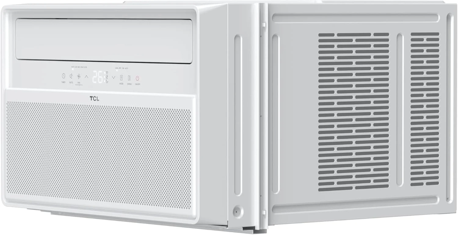 کولر گازی پنجره ای 1.5 تن TCL با کمپرسور اینورتر 18000 BTU، T3 Tropical، گاز R410A، سرمایش توربو، راندمان بالا، TAC-18CWAU-UJETI- مدل جدید