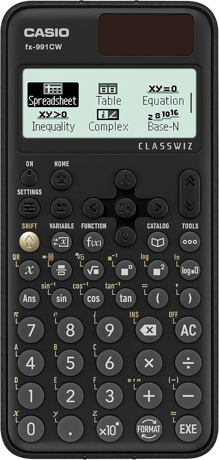 ماشین حساب علمی کاسیو FX-991CW، 540 عملکرد و نمایشگر طبیعی